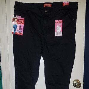 Wax Jean Black Skinny Jeans